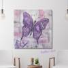Acrylbilder  ** Fly **, Schmetterling, Dekoration, Wandbild, SoMa-Art Bild 2