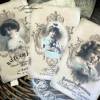 Tolles 3-er Postkarten / Grußkarten Set mit romantischen Vintage Motiven in feinem französischen Stil. Bild 4