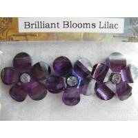 Dress it up Buttons   Blumen  (1 Pck.)   Brilliant Blooms Lilac Bild 1
