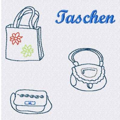 Stickdatei Taschen