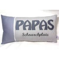 Kissen für Papa Papa Kissen personalisierbares Kissen Geschenk für ihn zum Geburtstag Vatertag Weihnachten Bild 1
