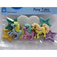 Dress it up Knöpfe - Buttons       Pony Story        (1 Pck.)       Pony Tales Bild 1