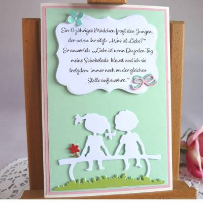 Glückwunschkarte/Grußkarte für Kinder