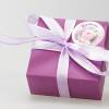 Hochzeitsaufkleber | Blumenstrauß  rosa - personalisierbar mit Gastname Bild 2