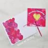 Kindergeburtstag Geburtstag Herz-Lolli-Einladung Herzen in pink Bild 5