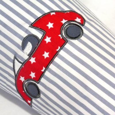 Schultüte aus Stoff Zuckertüte personalisierte Schultüte Auto für Jungen mit Rennwagen Rennauto