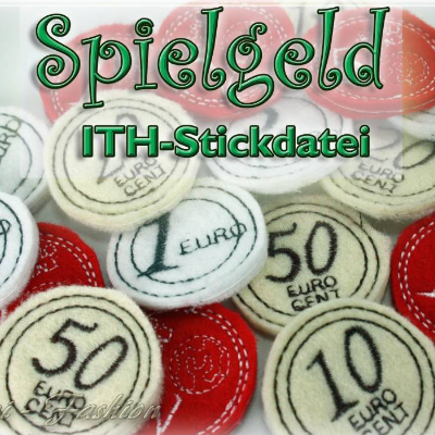ITH SPIELGELD 16 Dateien - Stickdatei & E-Book