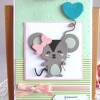 Geburtstagskarte Maus für ein Mädchen Bild 2