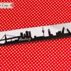 Hamburg Skyline Webband schwarz/weiß Bild 3