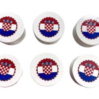Schnullerkette mit Namen Kroatien Croatia Flagge Fussball Junge Mädchen Baby Bild 2