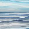 15,90EUR/m Jersey Wavy Stripes von Lycklig Design in blau Bild 8