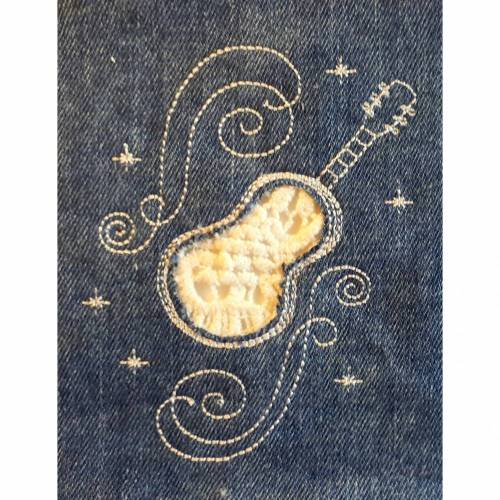 Stickdatei Applikation Spitzenflicken