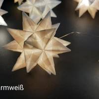Origami Bastelset Bascetta 10 Sterne transparent, 3 Größen zur Wahl Bild 3