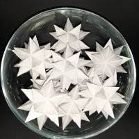 Origami Bastelset Bascetta 10 Sterne transparent, 3 Größen zur Wahl Bild 6