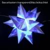 Origami Bastelset Bascetta 10 Sterne transparent/blau 5,0 cm x 5,0 cm Bild 3