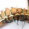 Makramee - Armbänder mit Kauri - Muschel und Messing - Fluke Bild 9