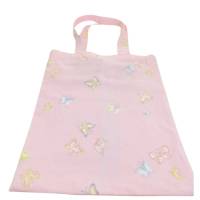 Einkaufstasche nachhaltig Stoffbeutel rosa Schmetterling blau Umzug Einzug Geburtstag Schwester Tochter Nichte Tante Bild 1
