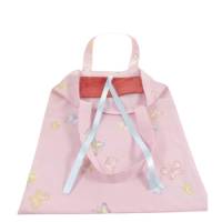 Einkaufstasche nachhaltig Stoffbeutel rosa Schmetterling blau Umzug Einzug Geburtstag Schwester Tochter Nichte Tante Bild 2