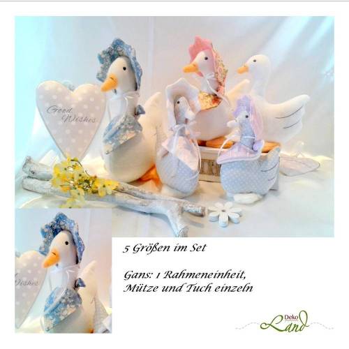 ITH Stickdatei Gans Set