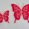 2 Schmetterling Applikationen, Aufnäher Bild 4