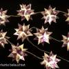 Origami Bastelset Bascetta 10 Sterne transparent/lila 5,0 cm x 5,0 cm Bild 4
