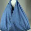Origami-Tasche XXL Shopper Beutel japanische Einkaufstasche Bento-Bag blau bunt gemustert Bild 4