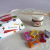 Hamburgerbox zur Einschulung / ABC-Schütze / Tischkarte befüllt mit Süßigkeiten und Holzlöffelchen Bild 4
