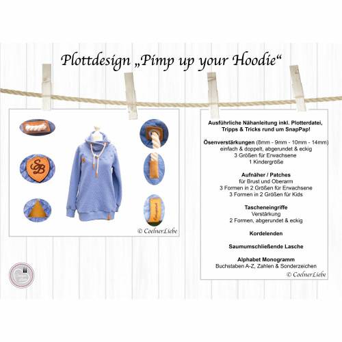 Plotterdatei Pimp up your Hoodie