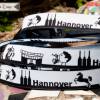 Hannover Skyline Webband schwarz/weiß Bild 2