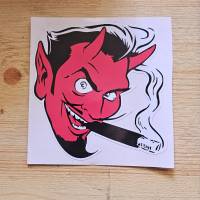 Devil, mit Zigarre, in 2 Ausführungen Bild 1