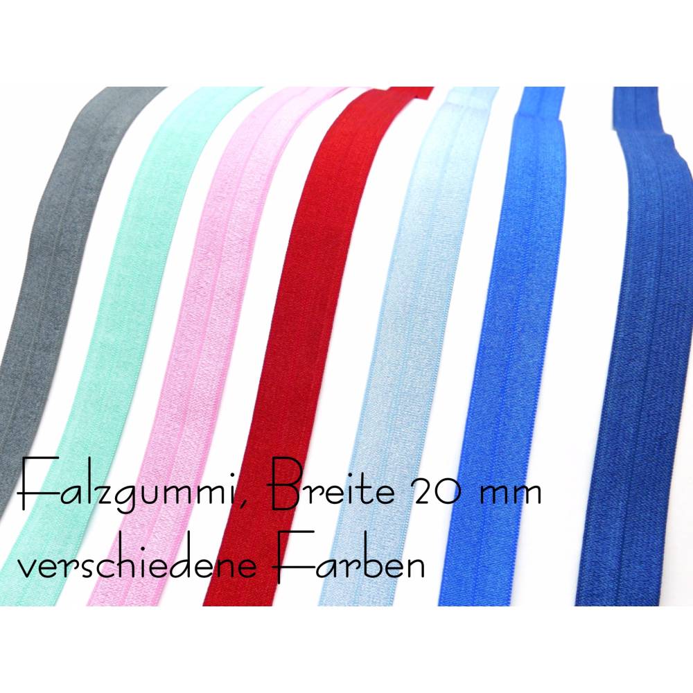 2 Meter Falzgummi / Einfassband, verschiedene Farben zur Auswahl Bild 1