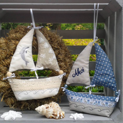 ITH Stickdatei Segelschiff 13x18