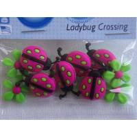 Dress it up Knöpfe - Buttons       Marienkäfer        (1 Pck.)    Ladybug Crossing Bild 1