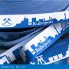 Ruhrpott Ruhrgebiet Skyline Webband blau/weiß Bild 2