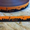 Berlin Skyline Webband braun/orange Bild 2