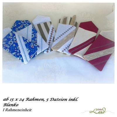 ITH Stickdatei Bestecktasche 15x24