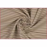 8,80 Euro/m Baumwolle Popeline,hellbraun- weiß gestreift Bild 1