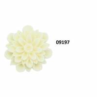 10 Blumen, Blüten, Chrysanthemen, Harz, bunt,16x8mm, 09197 Bild 1