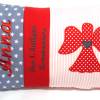 personalisiertes Kissen Geschenk zur Kommunion Geburt oder Taufe besticktes Namenskissen für Jungen und Mädchen versch. Farben möglich Bild 2