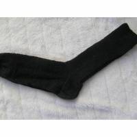 Socken - Gr. 45 - Fb. schwarz - reine Handarbeit Bild 1
