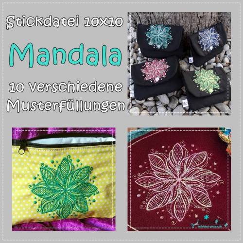 Stickdatei *Mandalas*  10x10
