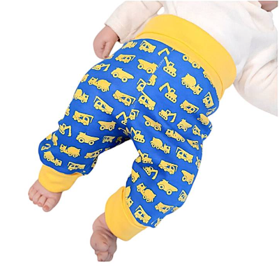 Pumphose gelb/blau, Baby Hose Gr. 50 - Gr.68