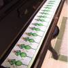 Tastenläufer für Klavier Keyboard Froschprinzchen grün weiß gelb Längenwahl x Breite 15,5 cm Tastaturabdeckung Klavierabdeckung Tastatur Klaviatur Bild 3