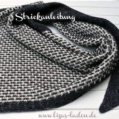 Strickanleitung Lizas Tuch Mauerwerk