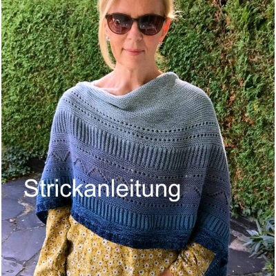 Strickanleitung Lizas Tuch Seaside