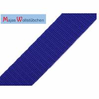 (0,50€/m) Gurtband Polypropylen 1 m blau Bild 1