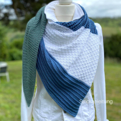 Strickanleitung Lizas Tuch Junistrand - Version 2 -