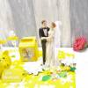 Geldgeschenk Hochzeit, Hochzeitsgeschenk, Sparschwein, gelb Bild 7
