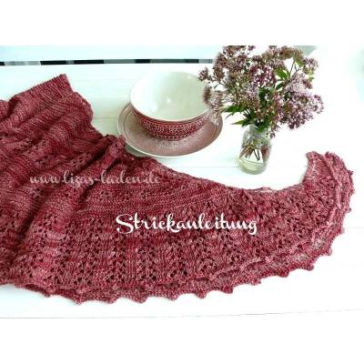 Strickanleitung Lizas Tuch Muskatblüte