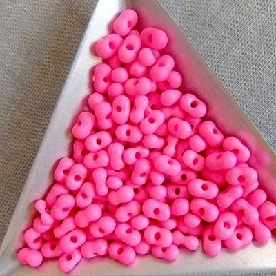 20 Gramm Farfalle Perlen - Auswahl 3 Farben, neon pink, neon grün, neon orange, 3,20 x 6,50 mm